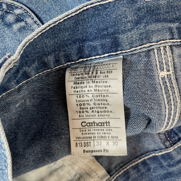 Carhartt mens W32 L30 jeans. *PAINT STAINS* - Picture 4 of 6